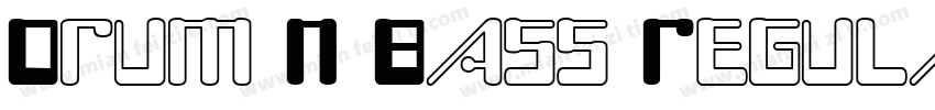 Drum N Bass Regular字体转换